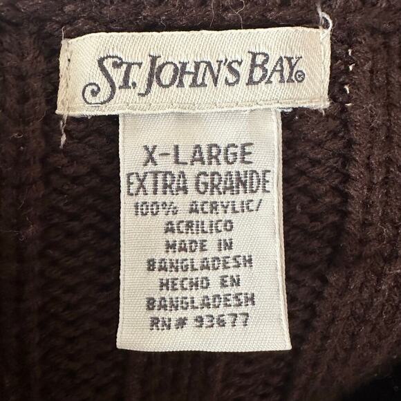 90s Cottage Fairy Embroidered floral Brown Zip up Cardigan - Picture 4 of 4